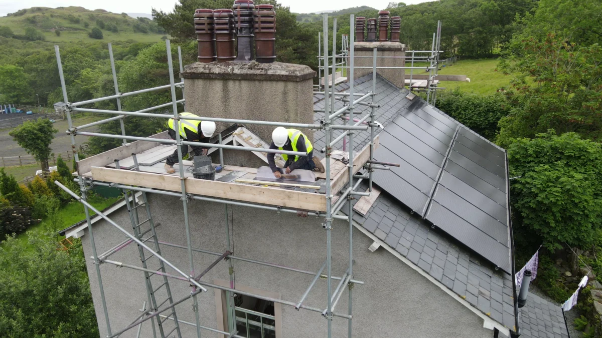 Roofing Scaffolding in The Lakes